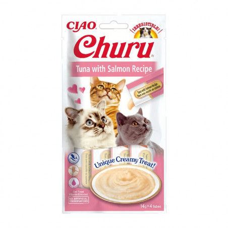 Churu Cat Receta de Salmón con Atún