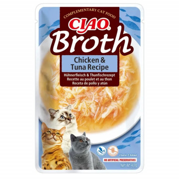 Churu Cat Broth Sopa de Pollo y Atún