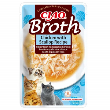 Churu Cat Broth Sopa de Pollo y Vieira 40 gr