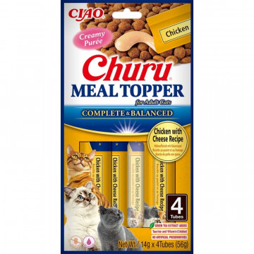 Churu Cat Meal Topper Receta de Pollo con Queso