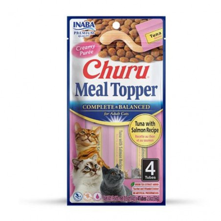 Churu Cat Meal Topper Receta de Atún con Salmón