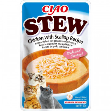Churu Cat Stew Guiso de Pollo con Vieira