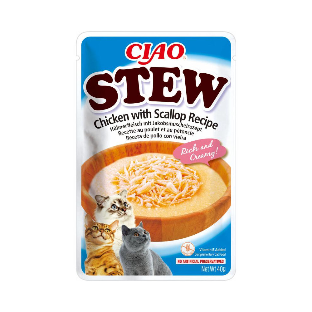 Churu Cat Stew Guiso de Pollo con Vieira