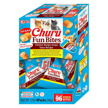 Churu Cat Fun Bites de Atún Pack 8 x 12 gr