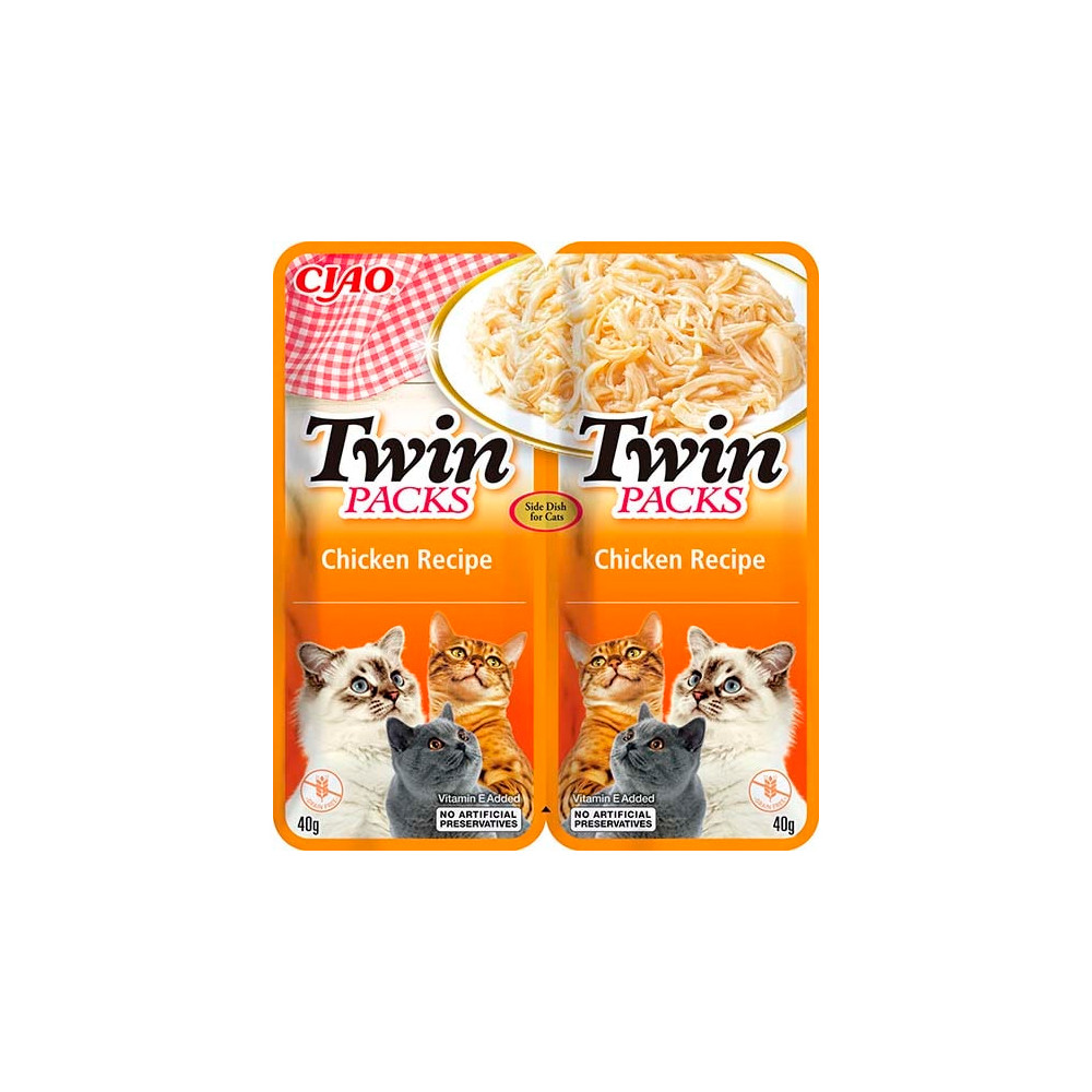 Churu Cat Twin Packs Receta de Pollo en Caldo de Pollo