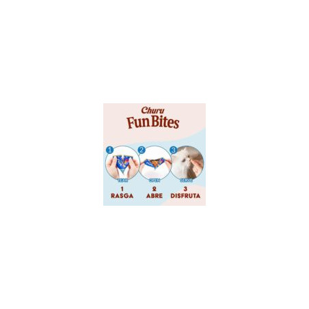Churu Cat Fun Bites de Pollo Pack 8 x 12 gr