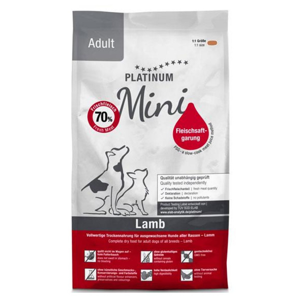 Platinum Natural Adult Mini Lamb and Rice