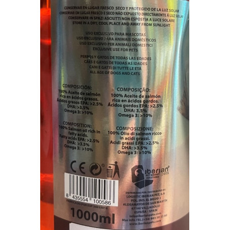 The Natural Impulse Aceite de Salmón ETIQUETA