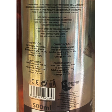 The Natural Impulse Aceite de Salmón ETIQUETA