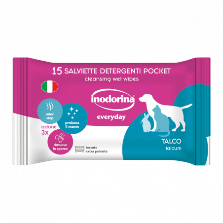 Inodorina Toallitas Refresh Pocket 15 uds TALCO