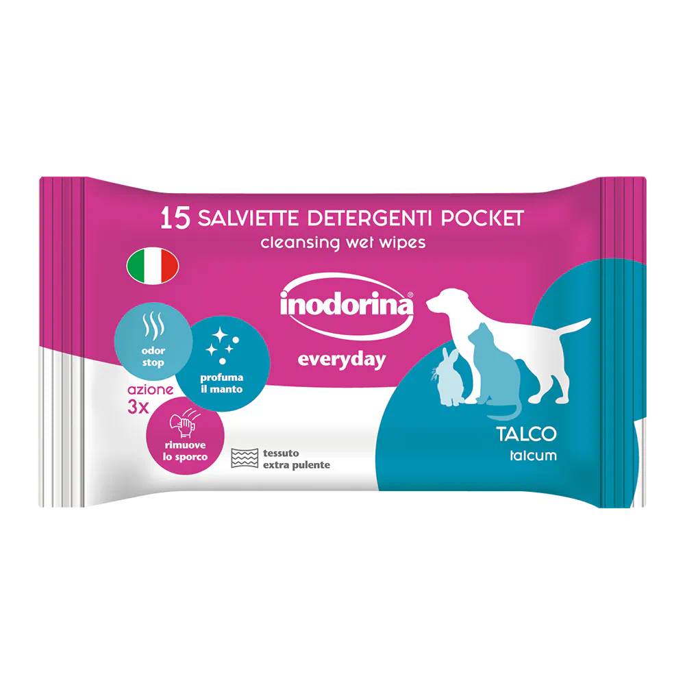 Inodorina Toallitas Refresh Pocket 15 uds TALCO