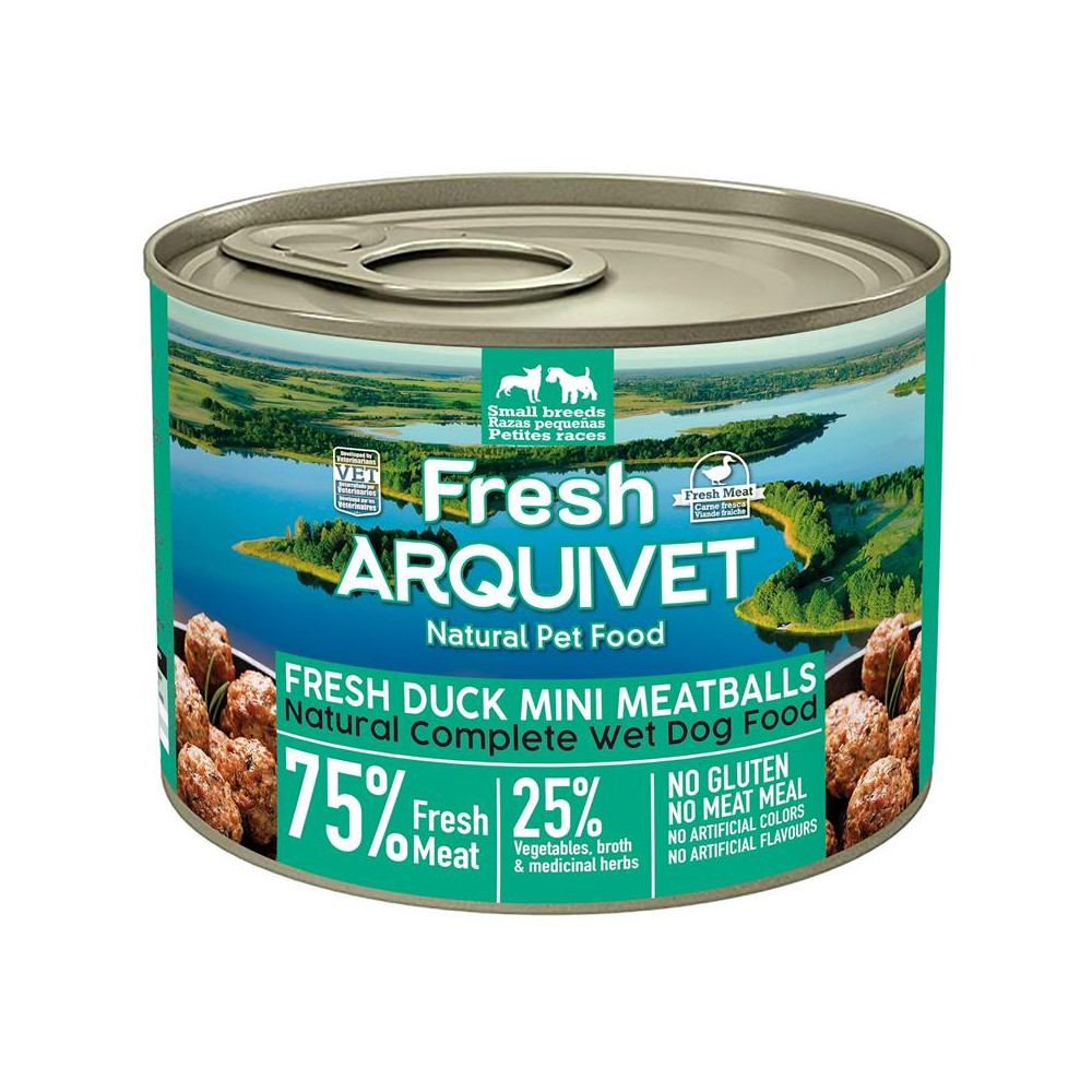 Arquivet Fresh MINI Meatballs 200 Gr Pato