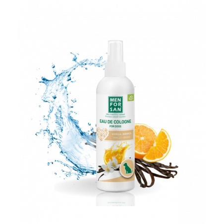 Menforsan Agua De Colonia Vainilla y Naranja Para Perros 125 Ml