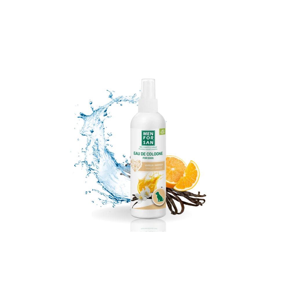 Menforsan Agua De Colonia Vainilla y Naranja Para Perros 125 Ml