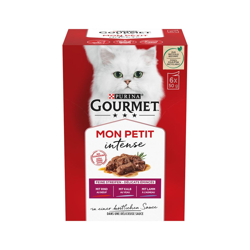 Purina Gourmet Mon Petit Sobres Buey Ternera y Cordero