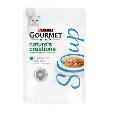 Purina Gourmet Nature's Creations Sopa Atún natural y Gambas