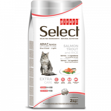 Picart Select Sensitive Sterilised Light Para Gatos 8 Kg