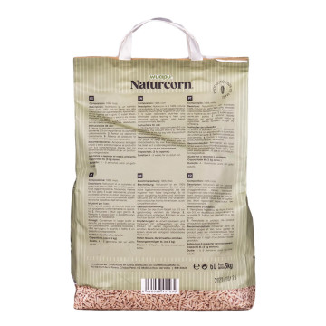 Wuapu Naturcorn Original Pelets Aglomerantes para Gatos 6l