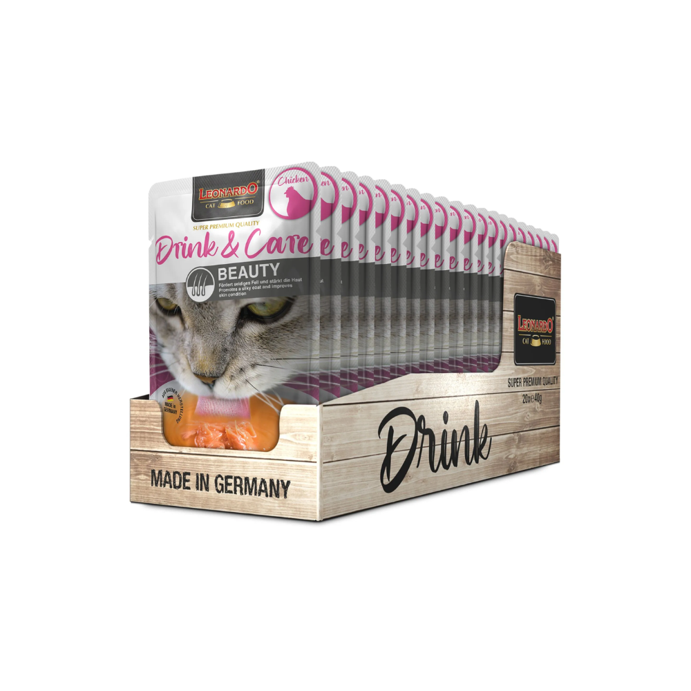 Leonardo Drink Care Beauty Chicken. Sleoopa De Pollo Para Gatos
