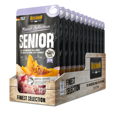 Belcando Senior Menú de Carne con Arroz y Calabaza