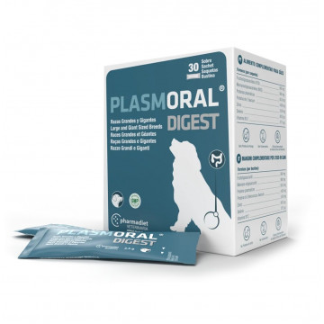 Imagen de Pharmadiet Plasmoral Digest Suplemento Digestivo para Perros y Gatos 30 sobres