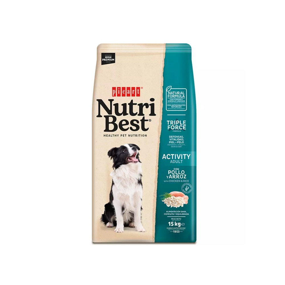 Picart Nutribest Adult Activity Chicken and Rice 15 kg