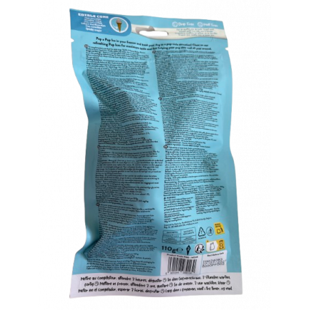 Pup Ice Snacks Helado Cucurucho de Vainilla y Cacahuete 2 unds