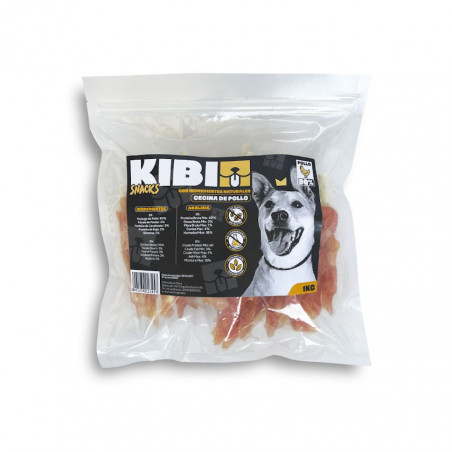 Kibi Snack Natural de Cecina de Pollo para perros 1 Kg
