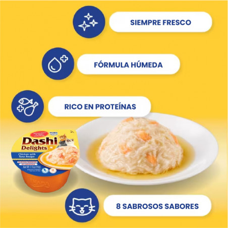Churu Cat Dashi Pollo con atún
