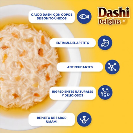 Churu Cat Dashi Pollo y salmón