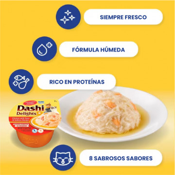 Churu Cat Dashi Pollo con atún y salmón