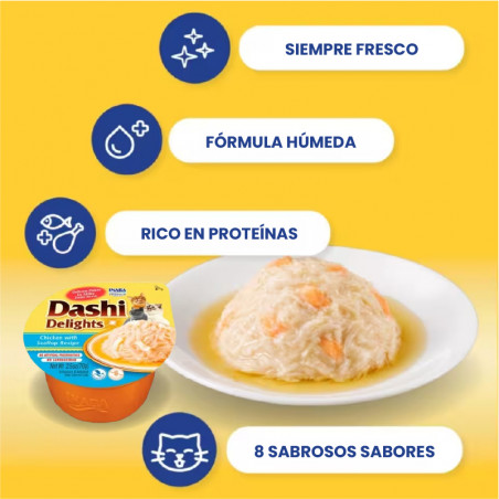 Churu Cat Dashi Pollo con vieira