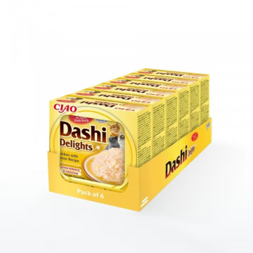 Imagen de Churu Cat Dashi Pollo y queso - 6 x 70 gr