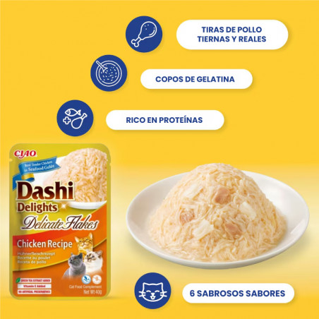 Churu Cat Dashi Delights Delicate Flakes Pollo