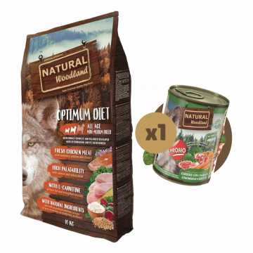 Natural Woodland Receta Optimum Mini & Medium PROMO!!