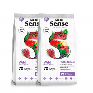Imagen de Dibaq Sense Grain Free Salvaje (Ciervo y Jabalí) - PACK 2 x 10 Kg
