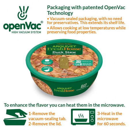 Arquivet Fresh Home Estofado de Pato para Perros