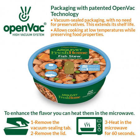 Arquivet Fresh Home Estofado de Pescado para perros