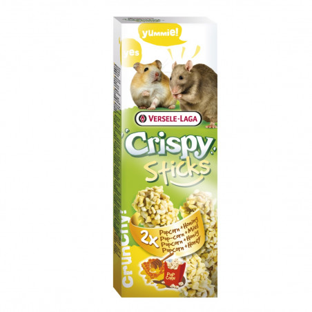 Versele-Laga Sticks Crispy Palomitas y Miel para Hamsters y Ratas