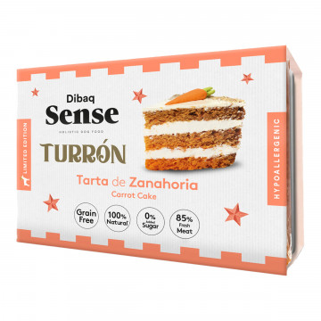 Dibaq Sense Dog Turrón de Tarta de Zanahoria