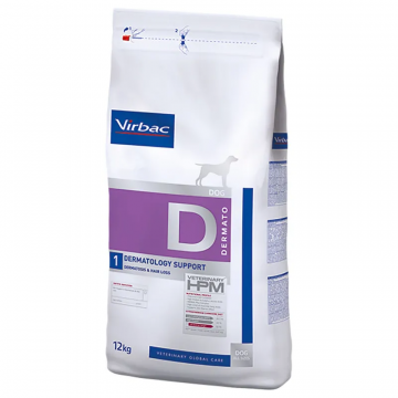 Virbac D1 Veterinary HPM Dermatology Support 12 Kg