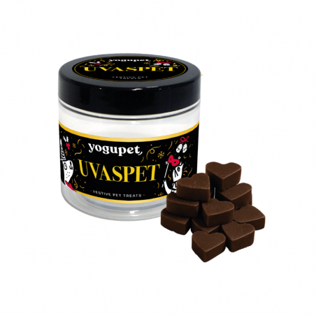 Yogupet Navidad UvasPet Snack Semihúmedo de Salmón y Kéfir para Perros y Gatos 100 gr