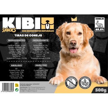 KIBI Tiras de Conejo para Perros