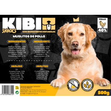 KIBI Snack Muslito de Pollo para Perros