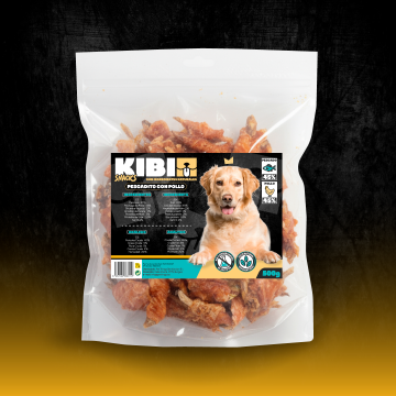 KIBI Snack de Pescaditos cubiertos con Pollo para Perros