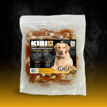 KIBI Snack Huesito de Calcio con Pollo para Perros