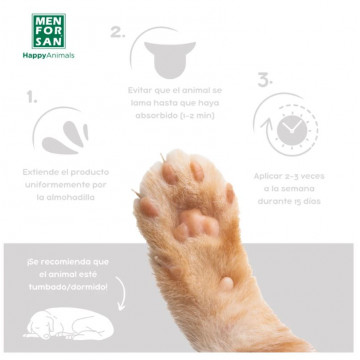 Menforsan Protector de almohadillas perros y gatos 60 ml