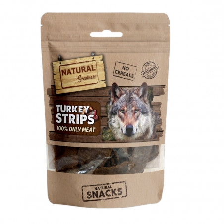 Natural Greatness Snacks Only Meat Turkey Strips