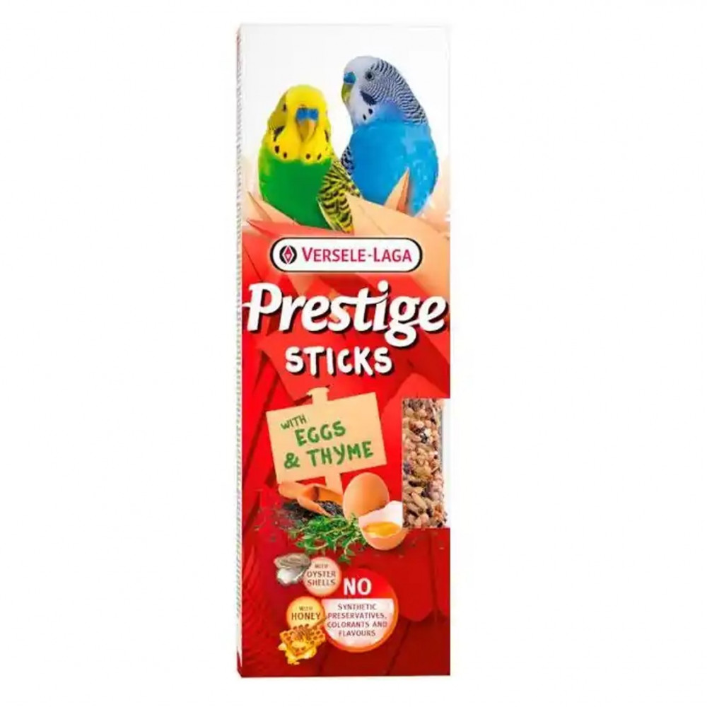 Versele-Laga Barritas Sticks Para Periquitos Pequeños De Huevos y Tomillo