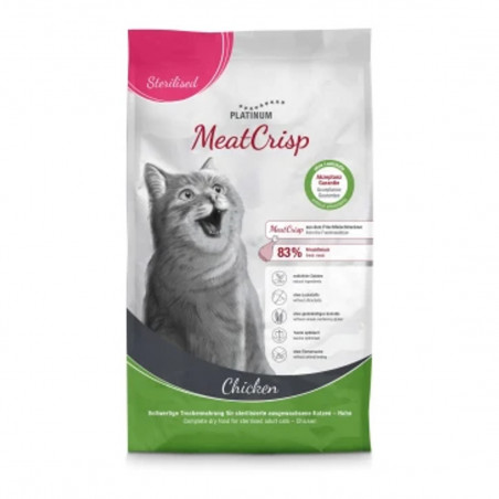 Platinum MeatCrisp Cat Adult Sterilised Pollo